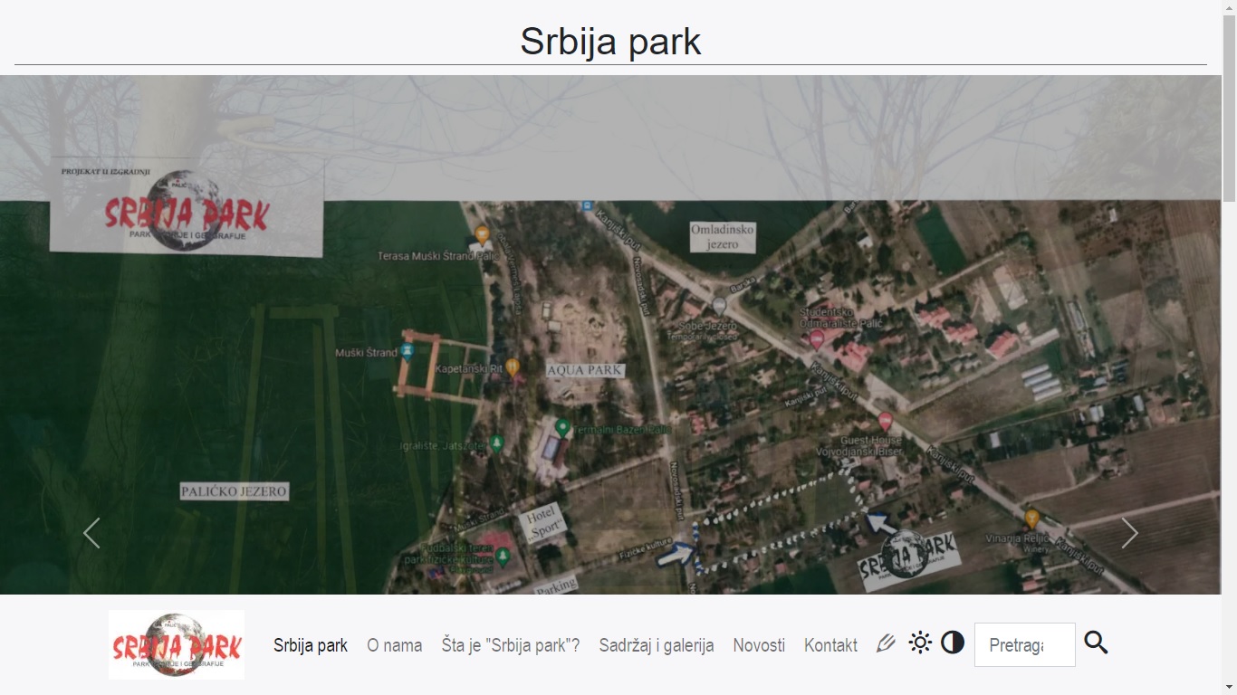 Srbija park - veb sajt za finansiranje